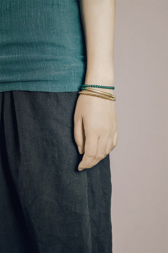 Agate Stone & Copper Handmade Bracelets Unisex Jewellery