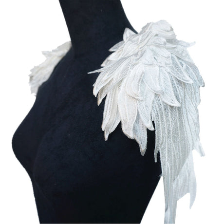 All the Colours Embroidery Appliqué Angel Wings