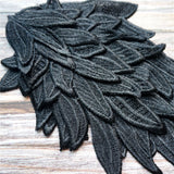 All the Colours Embroidery Appliqué Angel Wings