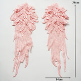 All the Colours Embroidery Appliqué Angel Wings