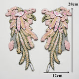 All the Colours Embroidery Appliqué Angel Wings