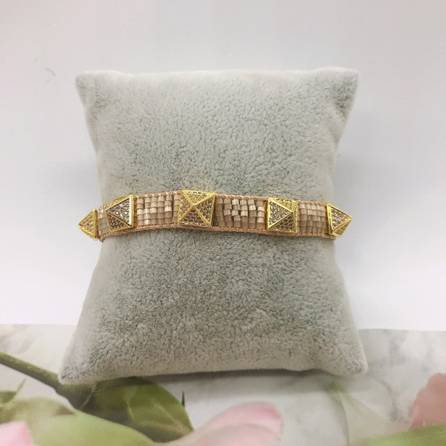 Handmade Glass Seed Bead Wristbands