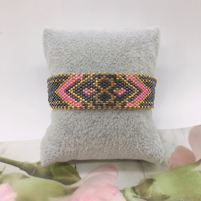 Handmade Glass Seed Bead Wristbands