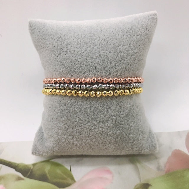 Handmade Glass Seed Bead Wristbands