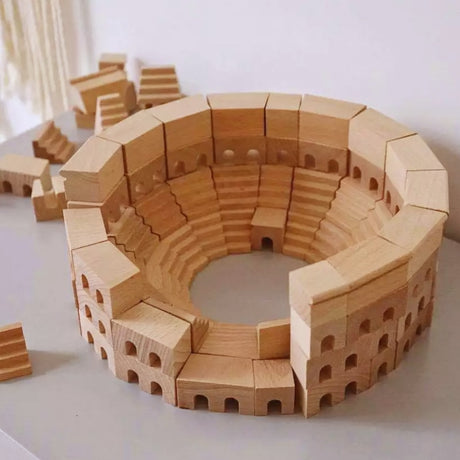 Arabian Nights & Colosseum Days - Sets of Wooden Building Blocks Toys