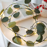 Ivy Eucalyptus Leaves Garland Led String Fairy Lights