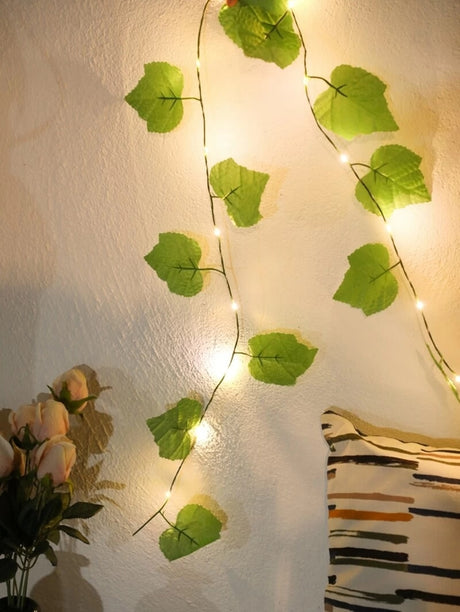 Ivy Eucalyptus Leaves Garland Led String Fairy Lights