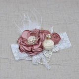 Vintage Flower Headband Baby Girls Headwraps - Woodland Gatherer