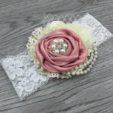 Vintage Flower Headband Baby Girls Headwraps - Woodland Gatherer