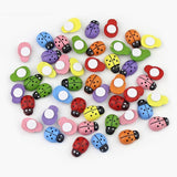 A Loveliness of Ladybug Miniature Wooden Stickers