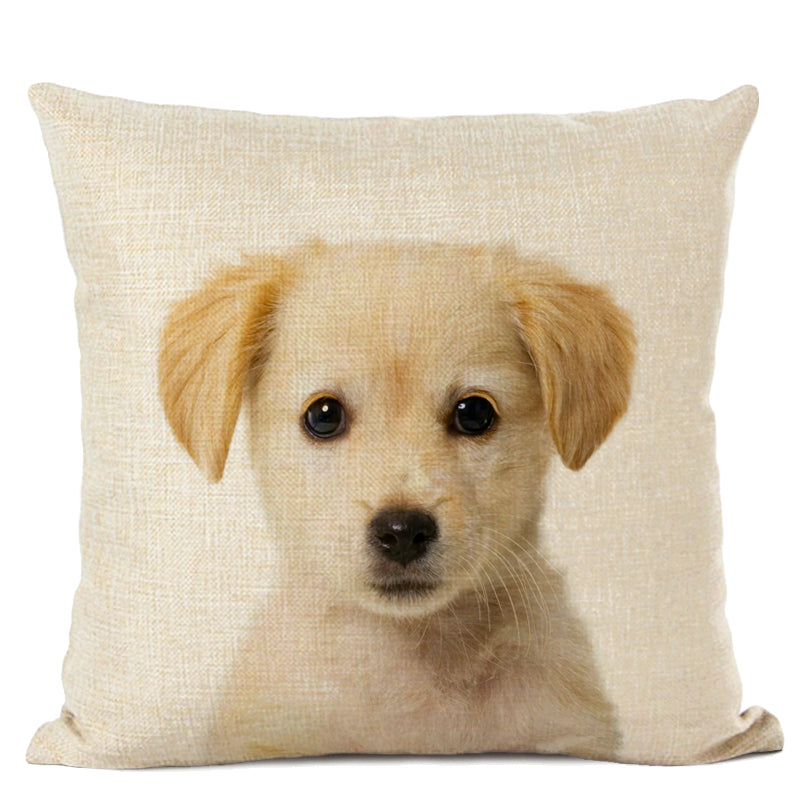 Cute Baby Animals Linen Cushion Covers
