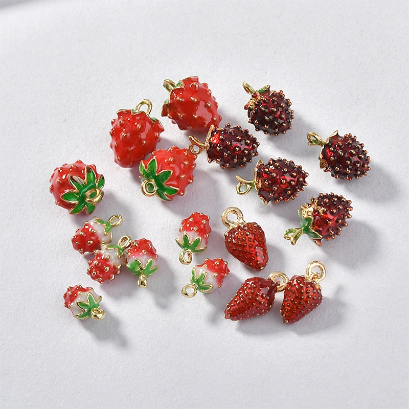 Strawberry Patch Charms Sets of Two
