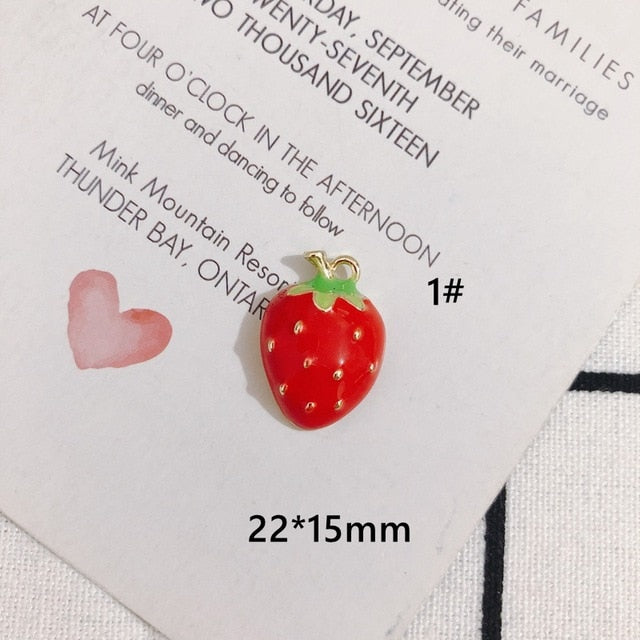 Strawberry Patch Charms Sets of Two