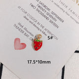 Strawberry Patch Charms Sets of Two