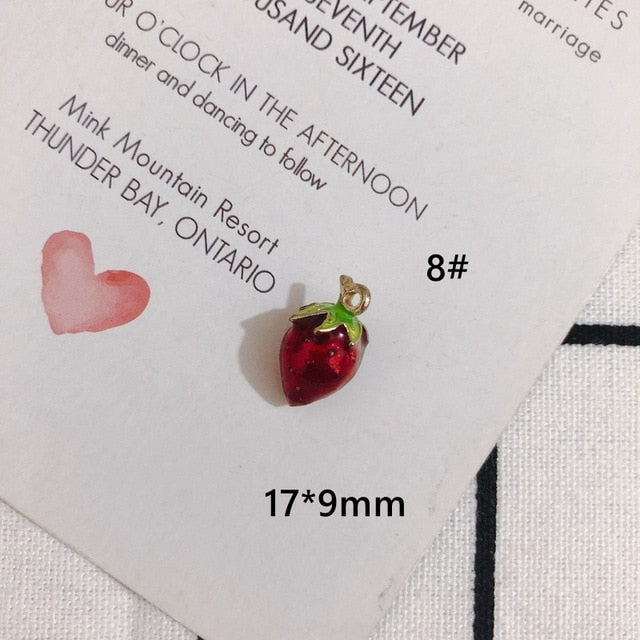 Strawberry Patch Charms Sets of Two