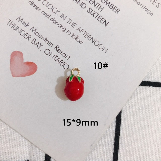Strawberry Patch Charms Sets of Two