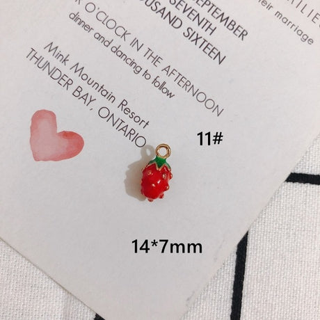 Strawberry Patch Charms Sets of Two