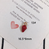 Strawberry Patch Charms Sets of Two