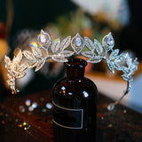 Ginny's Crystal Leaf Crown Bridal Tiara