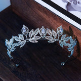 Ginny's Crystal Leaf Crown Bridal Tiara
