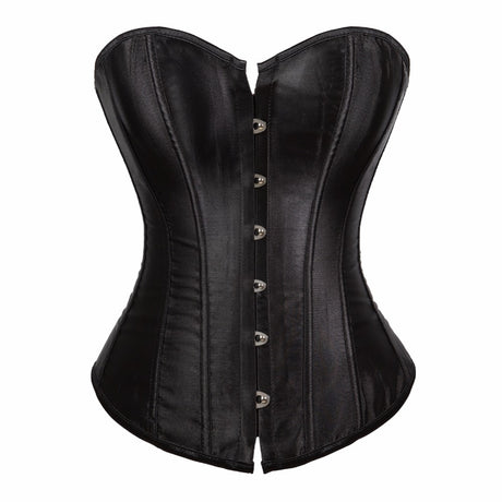 Jewel Tones Satin Lace Up Boned Corsets Ten Colours