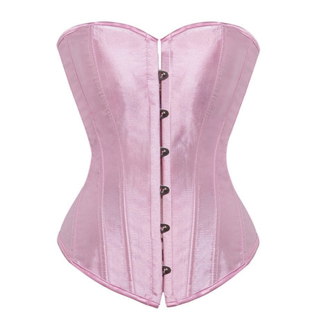 Jewel Tones Satin Lace Up Boned Corsets Ten Colours