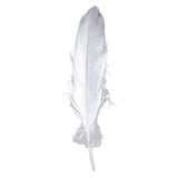 24 Glittery Gold Goose Feathers for Crafts - Woodland Gatherer