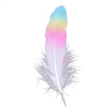 24 Glittery Gold Goose Feathers for Crafts - Woodland Gatherer