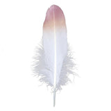 24 Glittery Gold Goose Feathers for Crafts - Woodland Gatherer