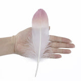 24 Glittery Gold Goose Feathers for Crafts - Woodland Gatherer