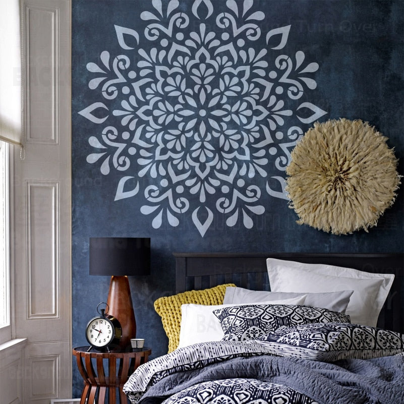 More Huge Mandala Wall Stencils