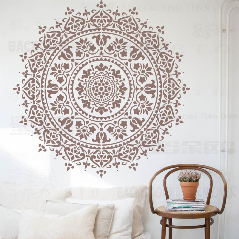 More Huge Mandala Wall Stencils