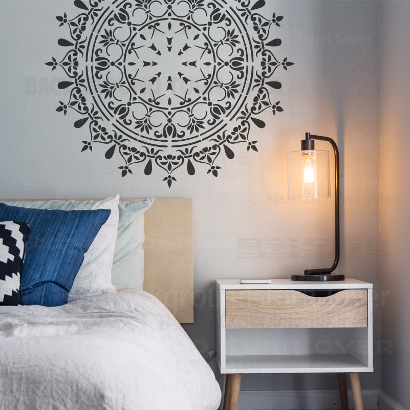 More Huge Mandala Wall Stencils