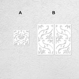 Large Wall Stencils Art Deco Shell