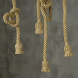 Hemp Rope Pendant Lights Industrial Hanging Lamp Light Fixtures
