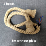 Hemp Rope Pendant Lights Industrial Hanging Lamp Light Fixtures