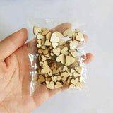 100 Wooden Hearts | DIY Craft Supplies - Woodland Gatherer