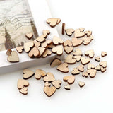 100 Wooden Hearts | DIY Craft Supplies - Woodland Gatherer