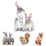 Cute Animals Nursery Wall Decor | Removable Wall Stickers - Woodland Gatherer