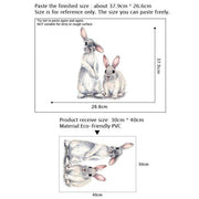 Cute Animals Nursery Wall Decor | Removable Wall Stickers - Woodland Gatherer