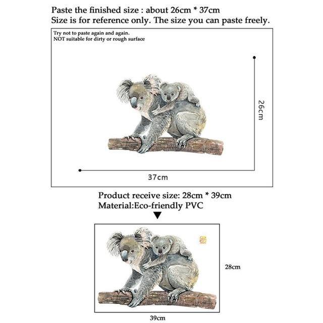 Cute Animals Nursery Wall Decor | Removable Wall Stickers - Woodland Gatherer