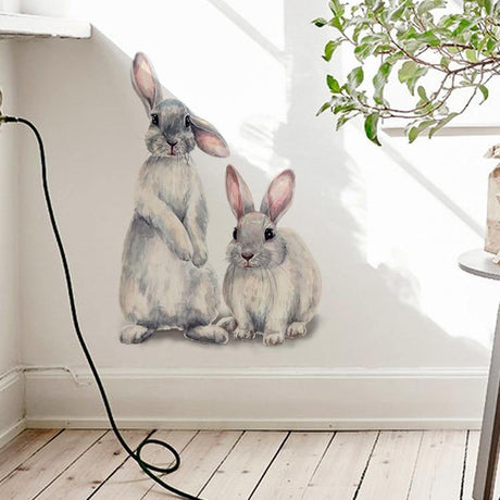 Cute Animals Nursery Wall Decor | Removable Wall Stickers - Woodland Gatherer