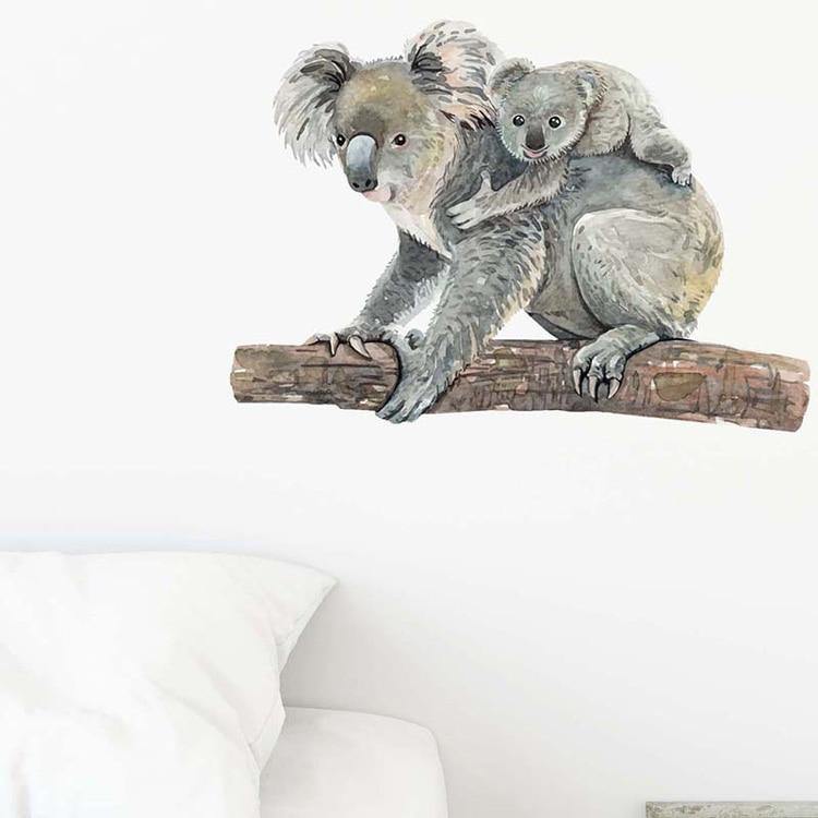 Cute Animals Nursery Wall Decor | Removable Wall Stickers - Woodland Gatherer