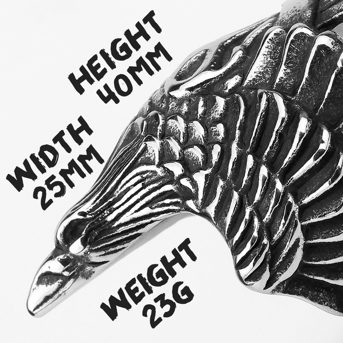 Flying Eagle Stainless Steel Men Rings