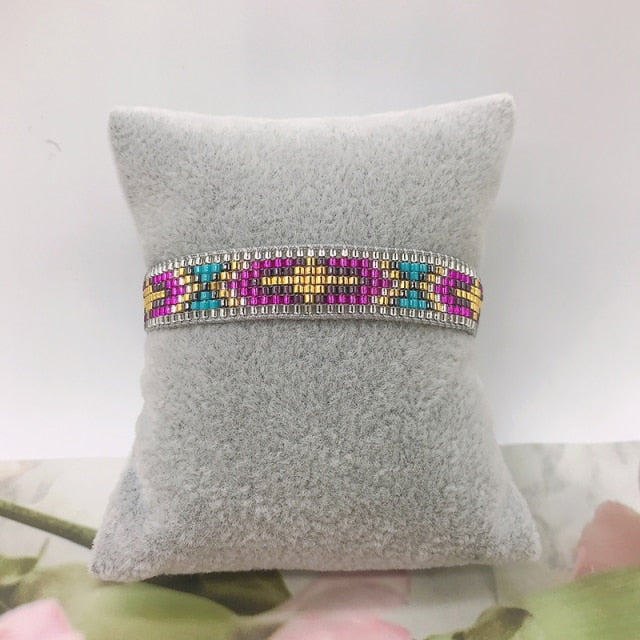 Handmade Glass Seed Bead Wristbands