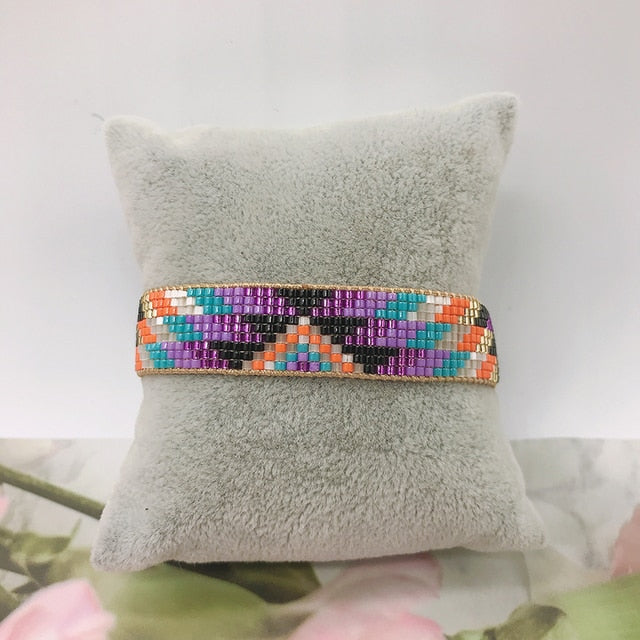 Handmade Glass Seed Bead Wristbands