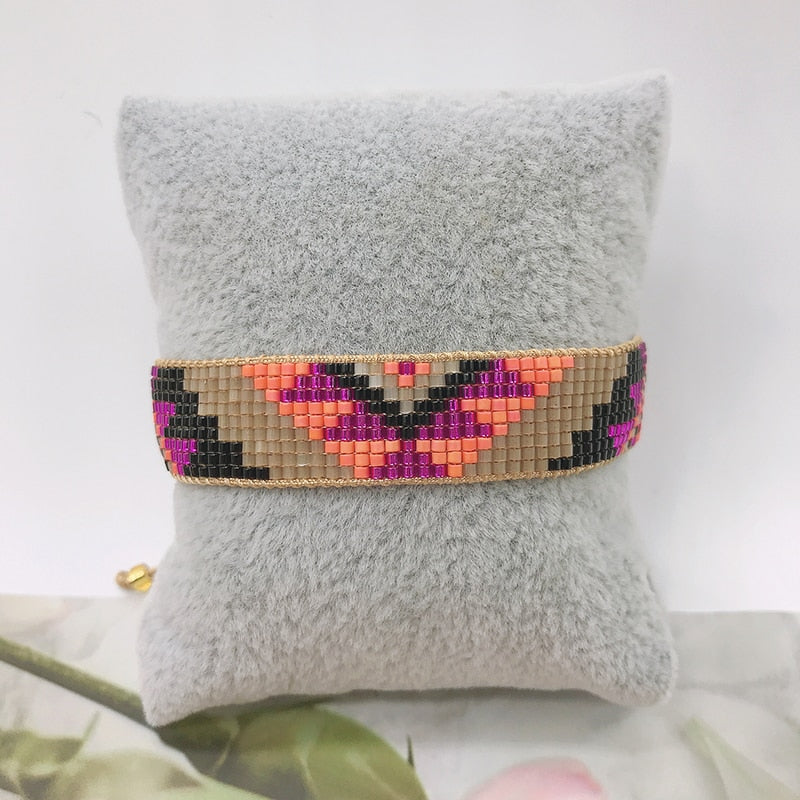 Handmade Glass Seed Bead Wristbands
