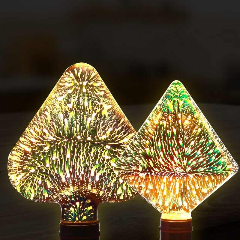 Starburst LED Fancy Schmancy Edison Light Bulbs