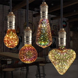 Starburst LED Fancy Schmancy Edison Light Bulbs