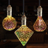 Starburst LED Fancy Schmancy Edison Light Bulbs